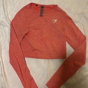 Gymshark long sleeve crop top